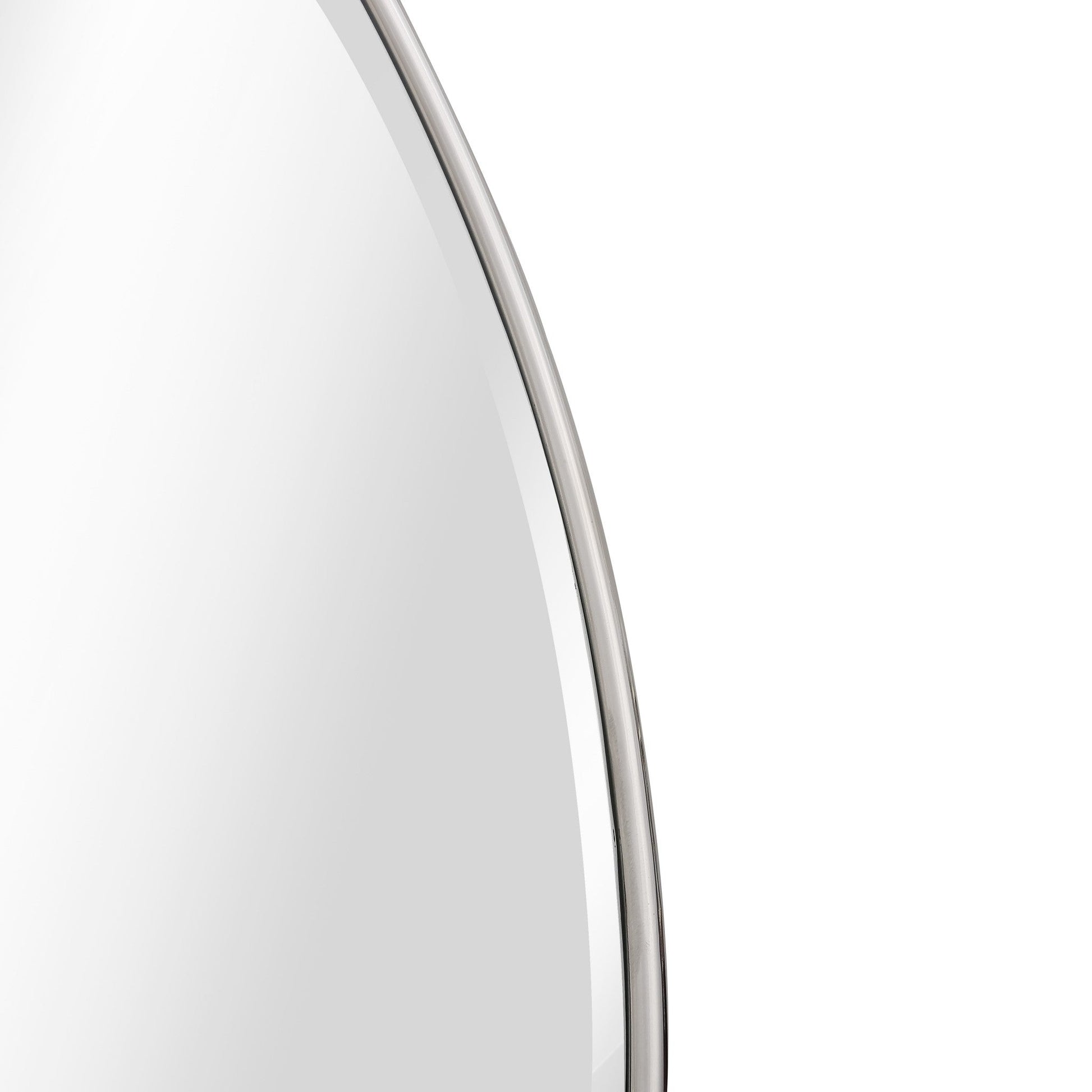 HomeRoots Silver Full Moon Wall Mirror