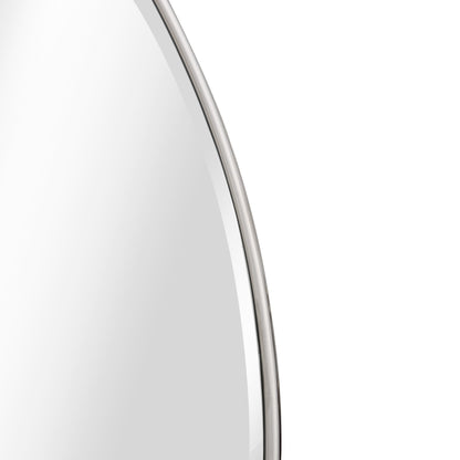 HomeRoots Silver Full Moon Wall Mirror