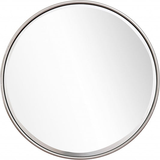 HomeRoots Silver Full Moon Wall Mirror