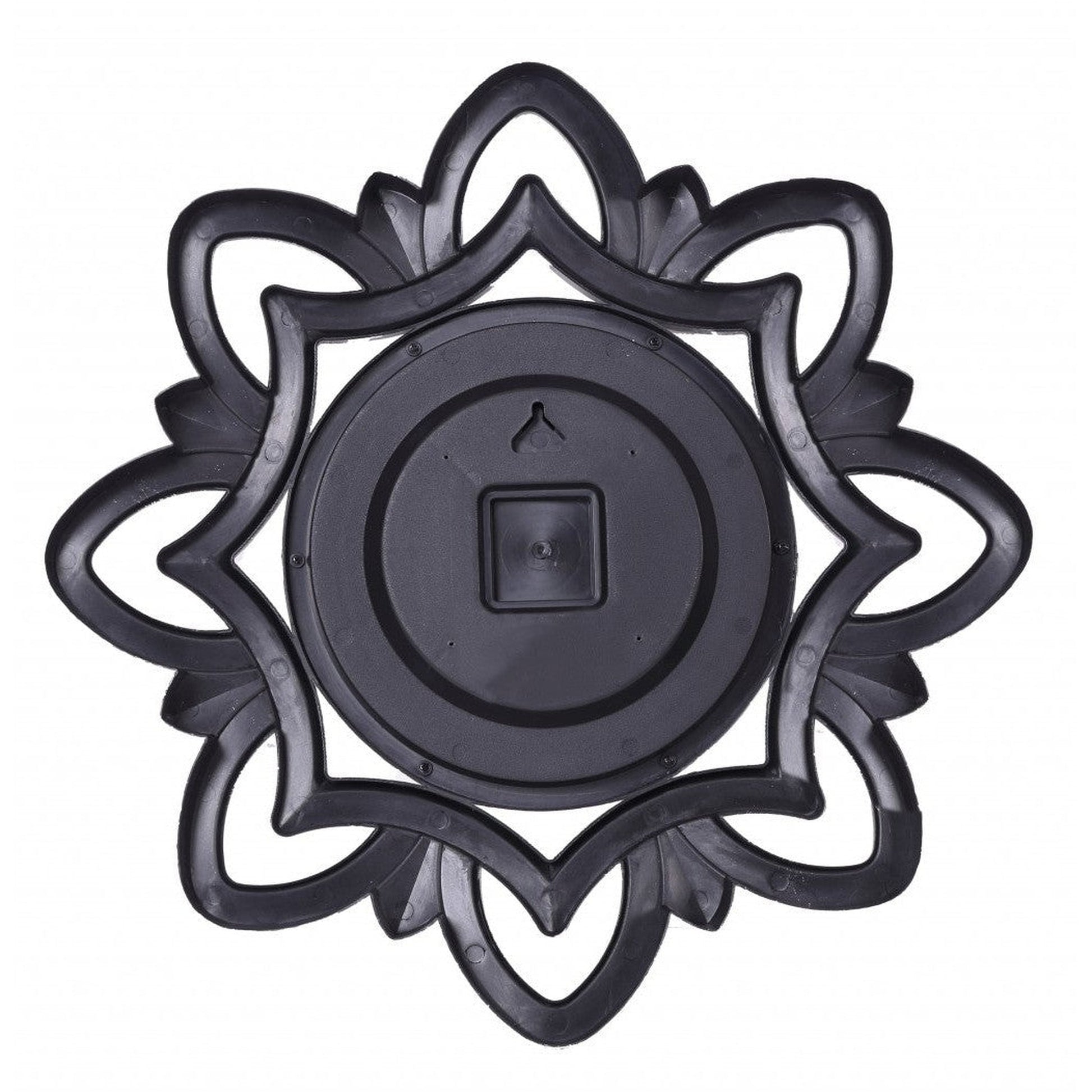 HomeRoots Silver Glass Round Sunburst Mirror