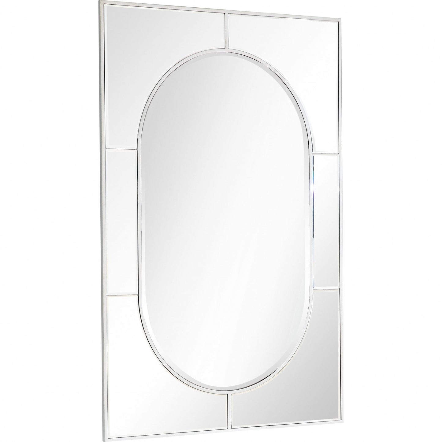 HomeRoots Silver Glass Wall Mirror