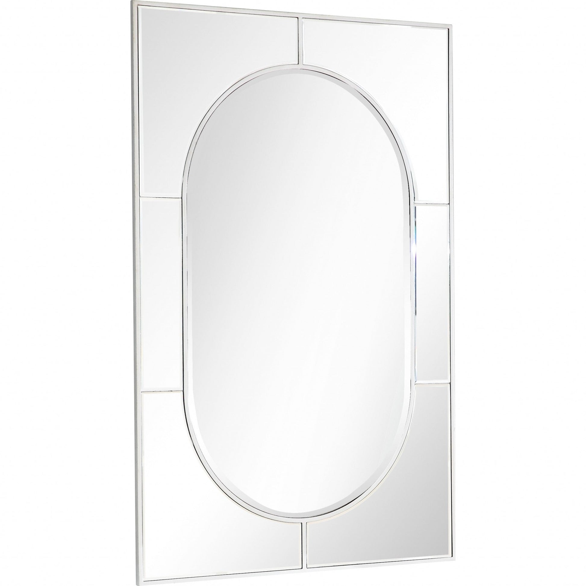 HomeRoots Silver Glass Wall Mirror