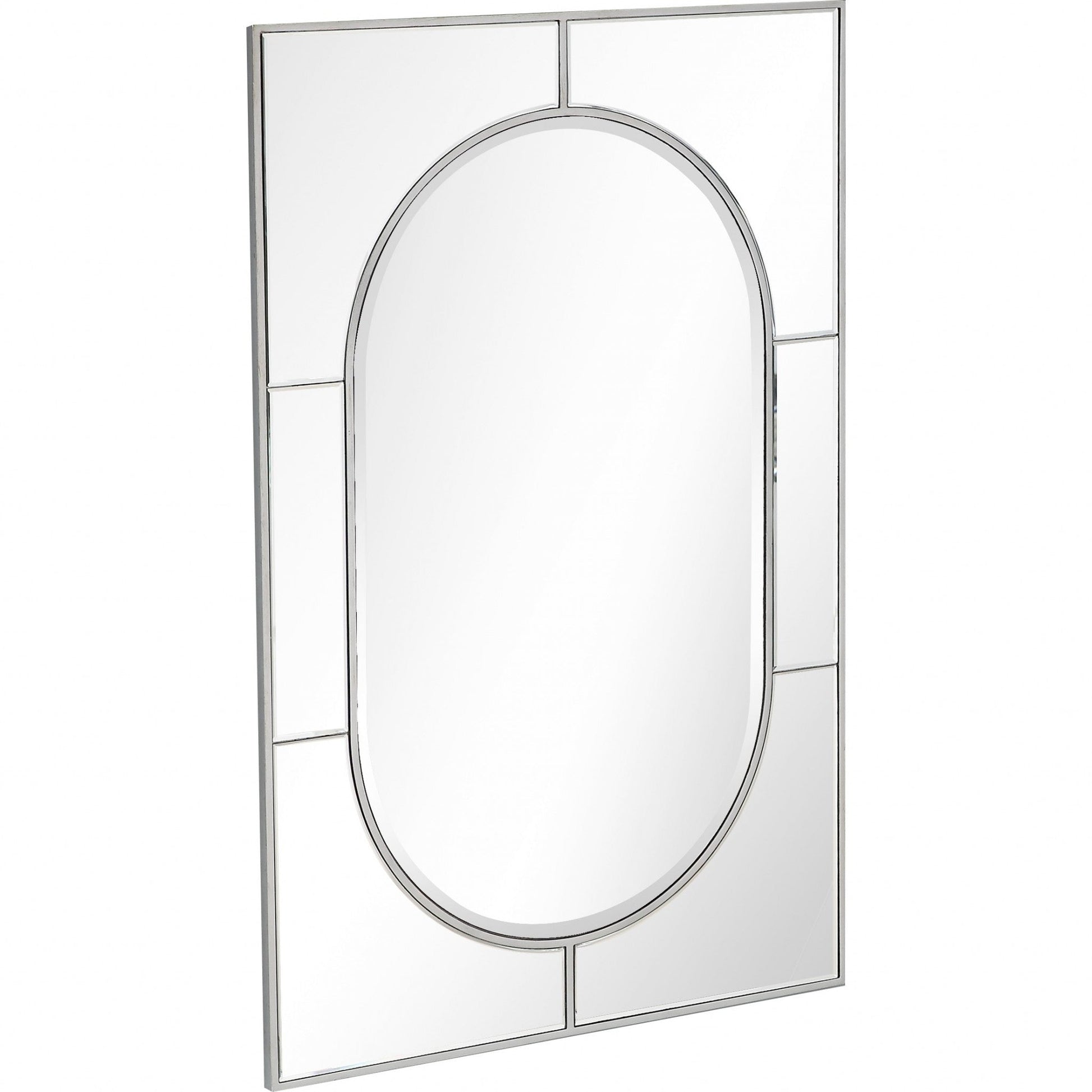 HomeRoots Silver Glass Wall Mirror