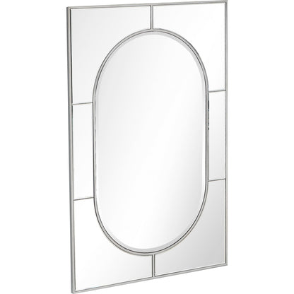 HomeRoots Silver Glass Wall Mirror