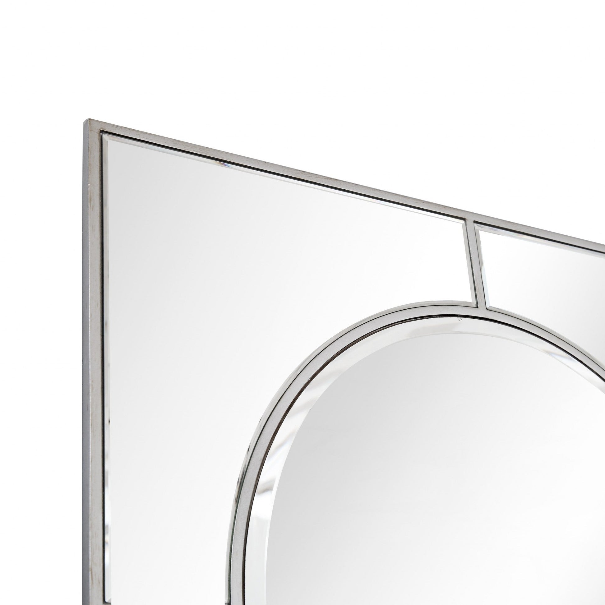 HomeRoots Silver Glass Wall Mirror