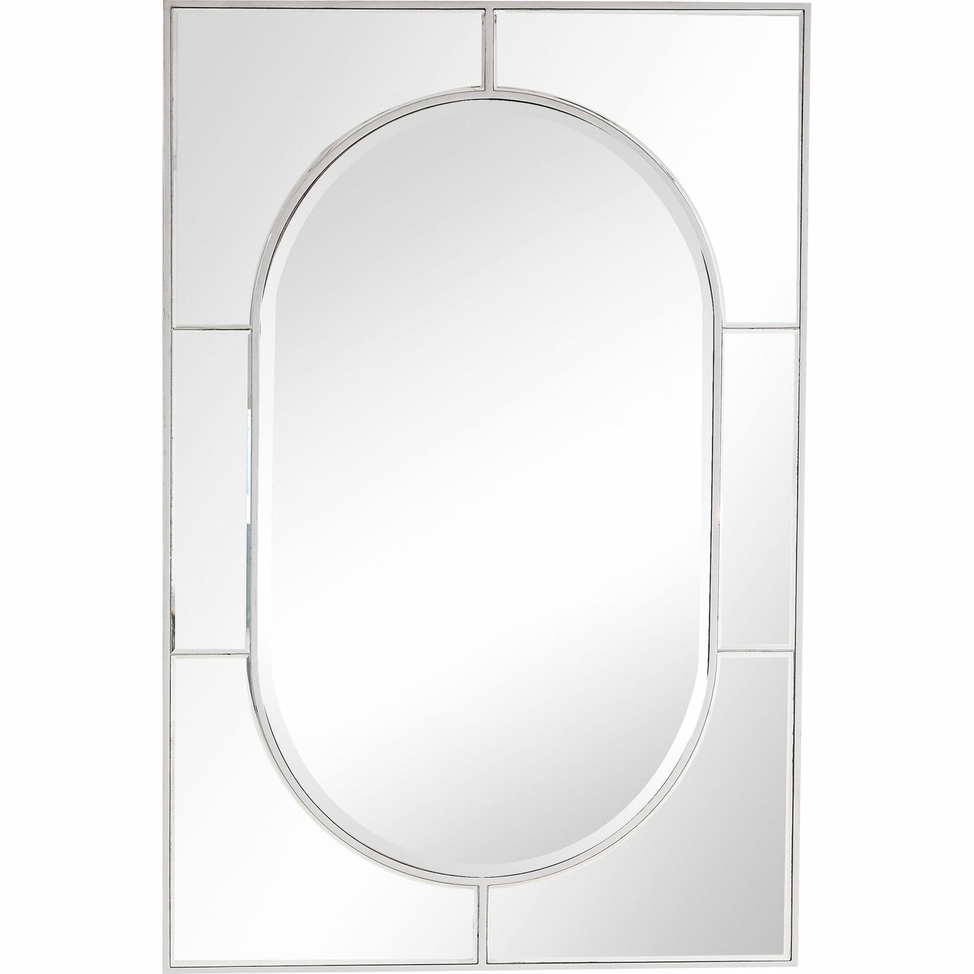HomeRoots Silver Glass Wall Mirror