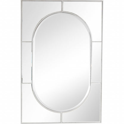 HomeRoots Silver Glass Wall Mirror