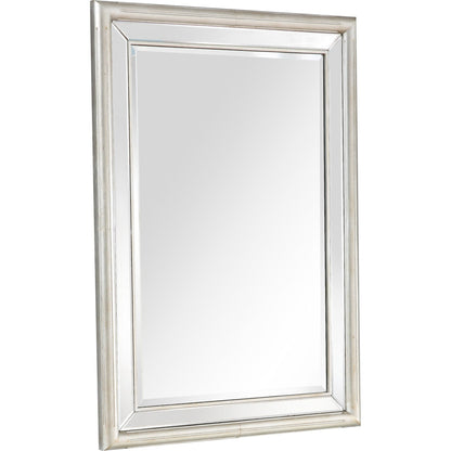 HomeRoots Silver Leaf Antiqued Mirror