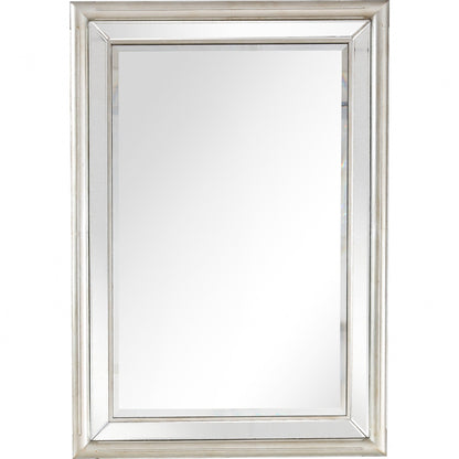 HomeRoots Silver Leaf Antiqued Mirror