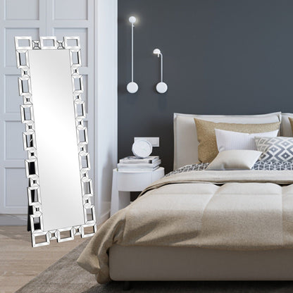 HomeRoots Silver Linked Full Length Mirror