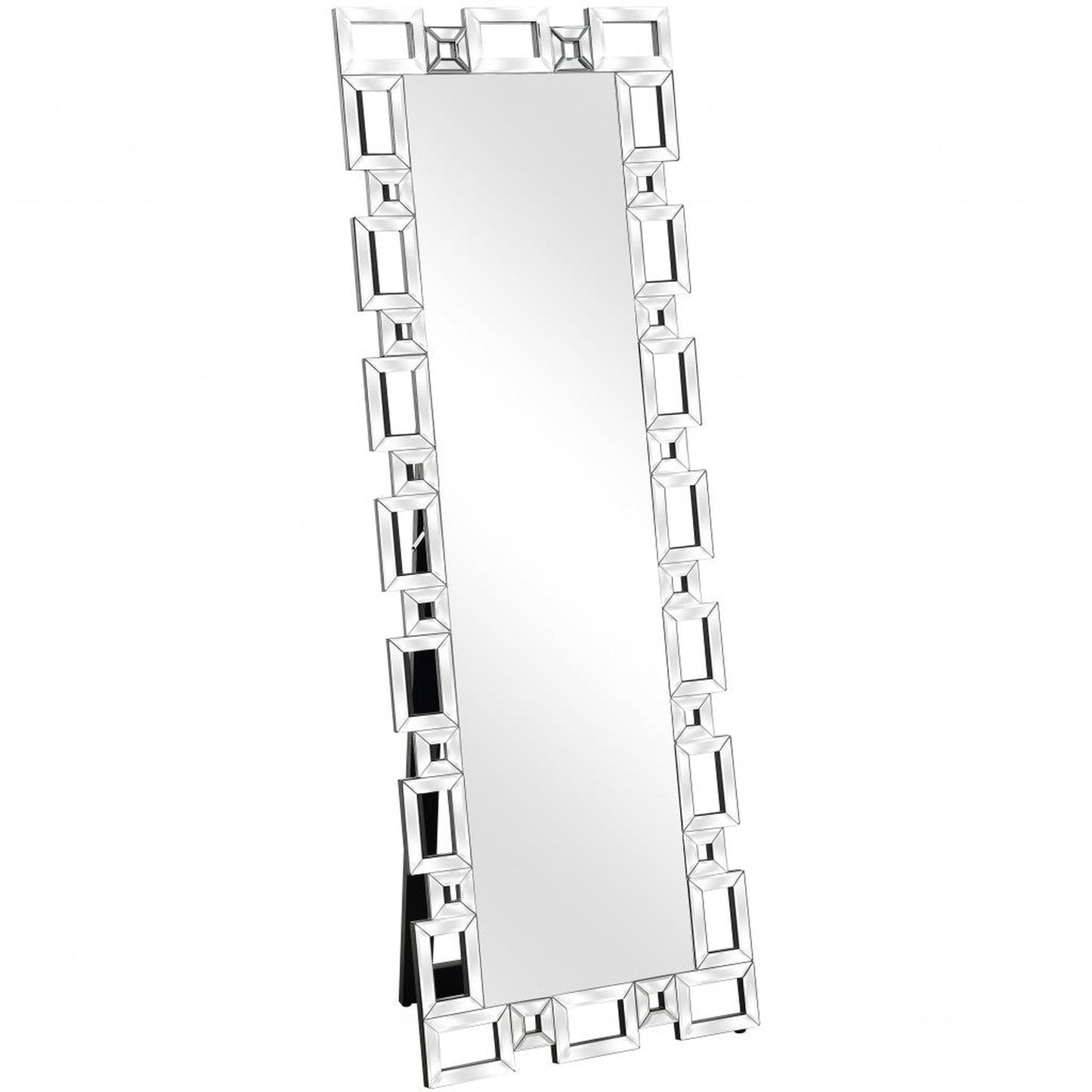 HomeRoots Silver Linked Full Length Mirror