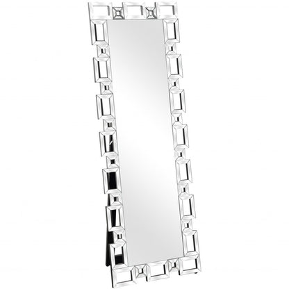 HomeRoots Silver Linked Full Length Mirror