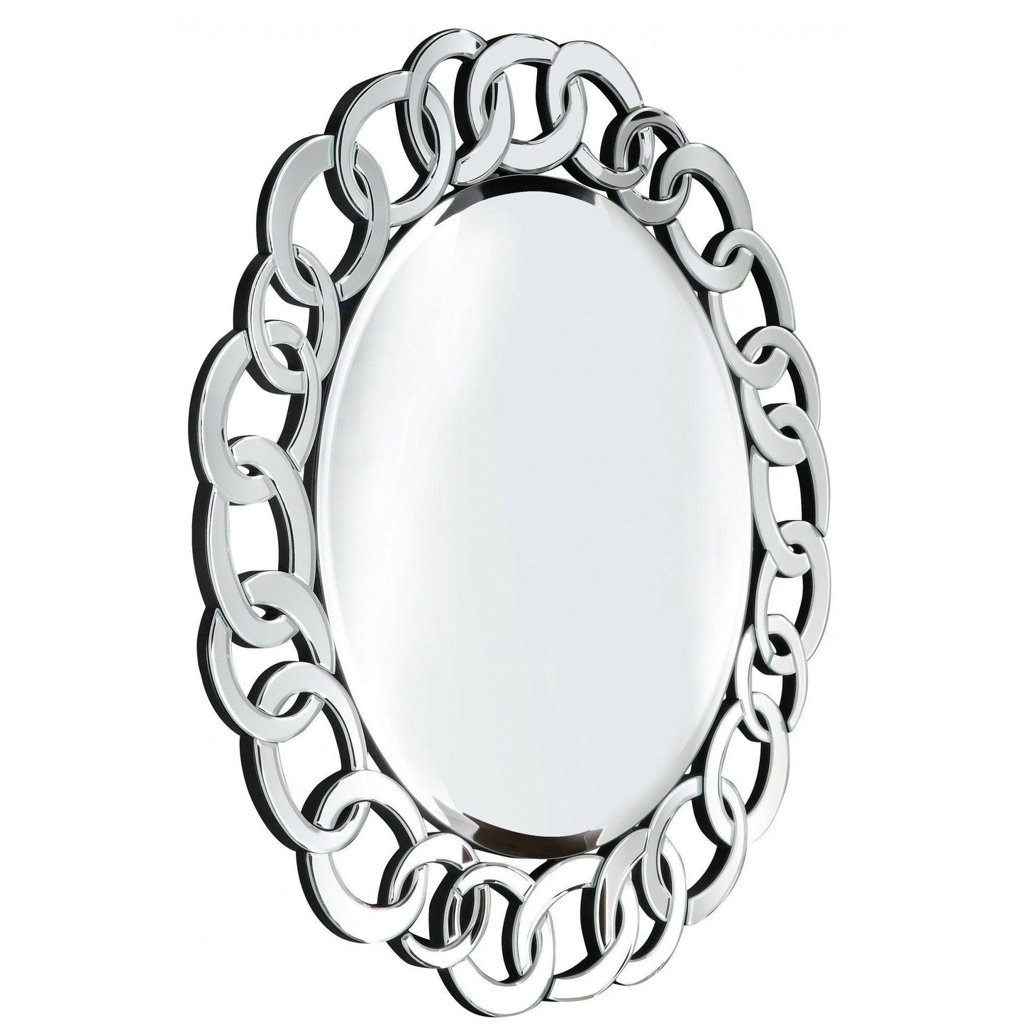 HomeRoots Silver Linked Mirror