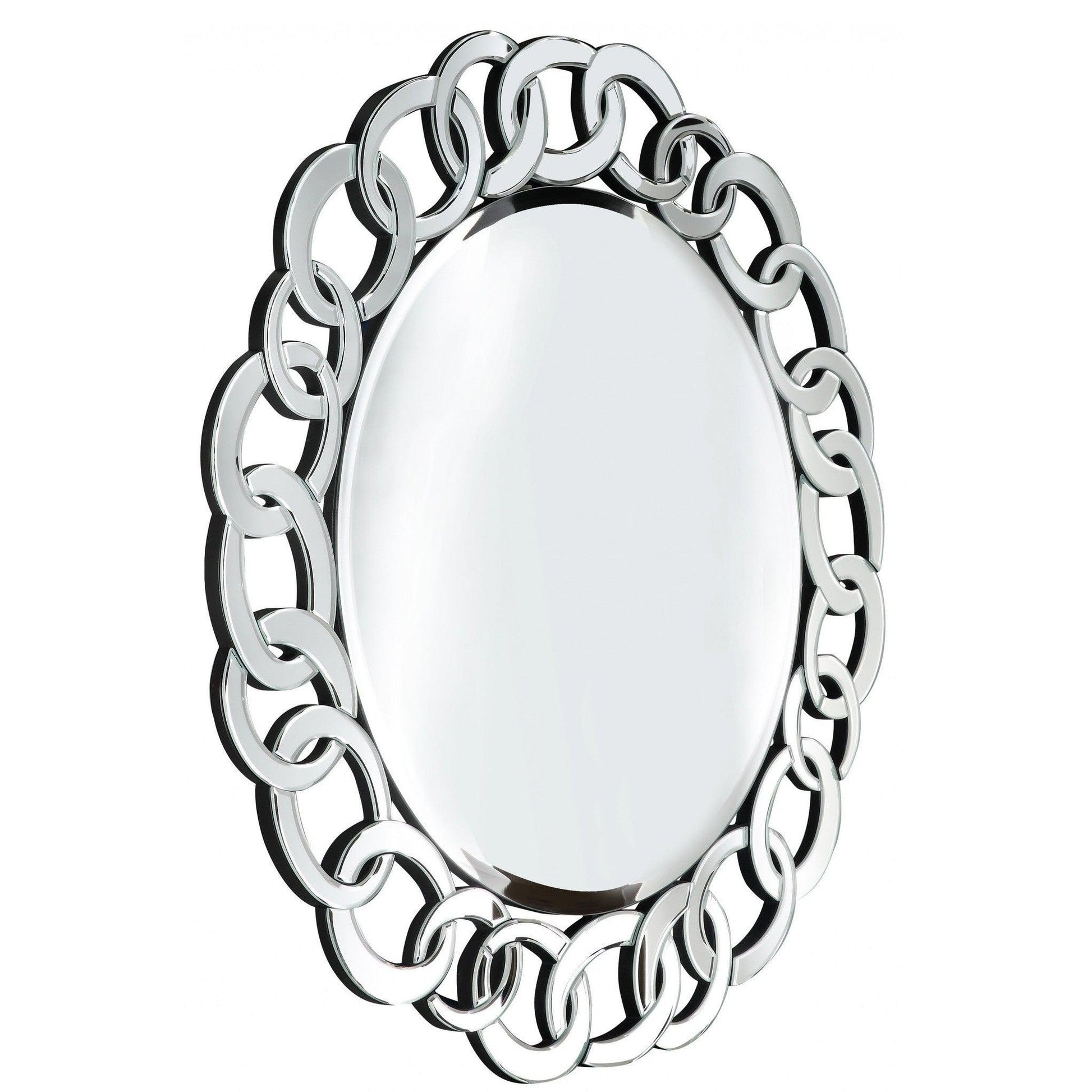HomeRoots Silver Linked Mirror