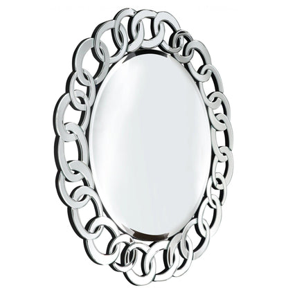 HomeRoots Silver Linked Mirror