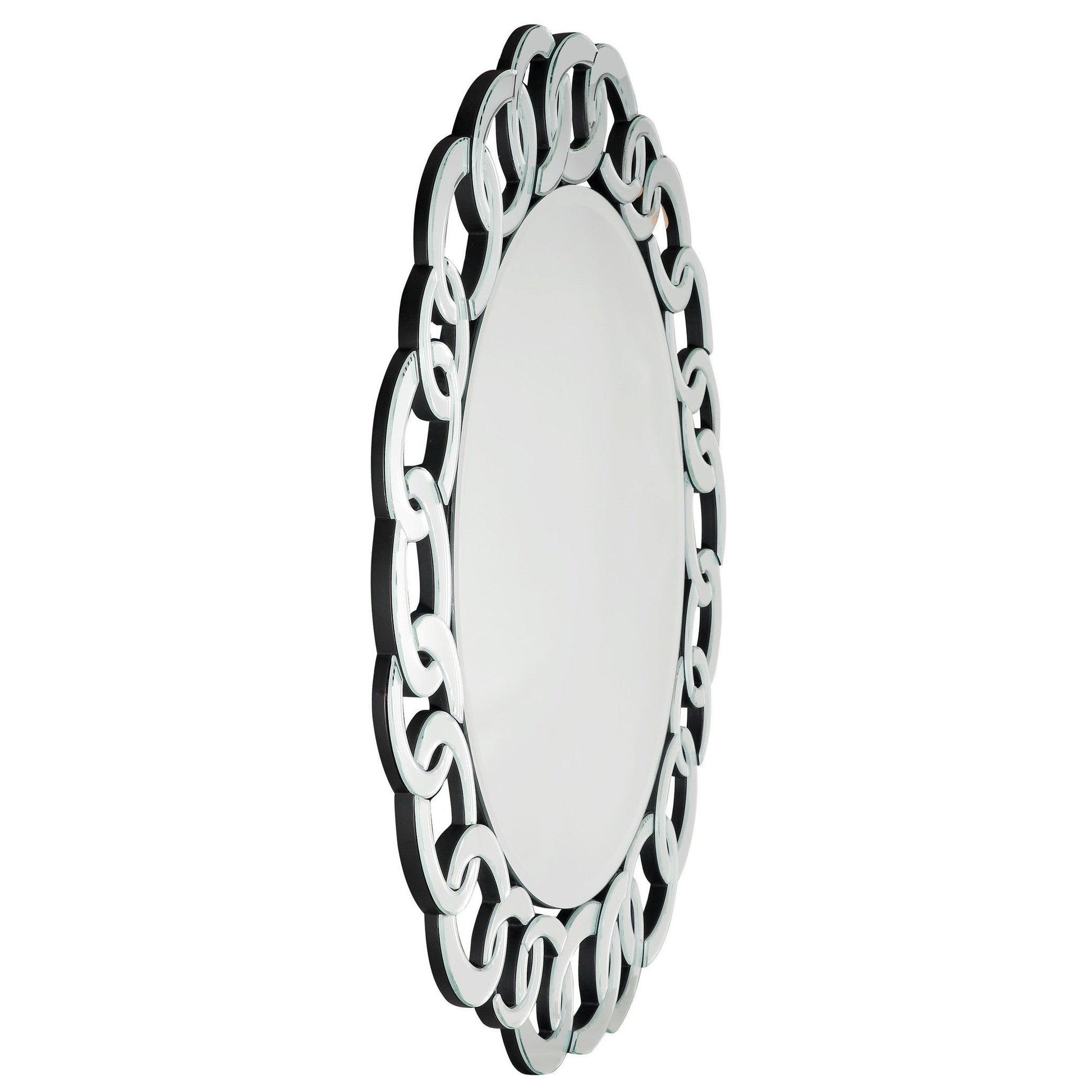 HomeRoots Silver Linked Mirror