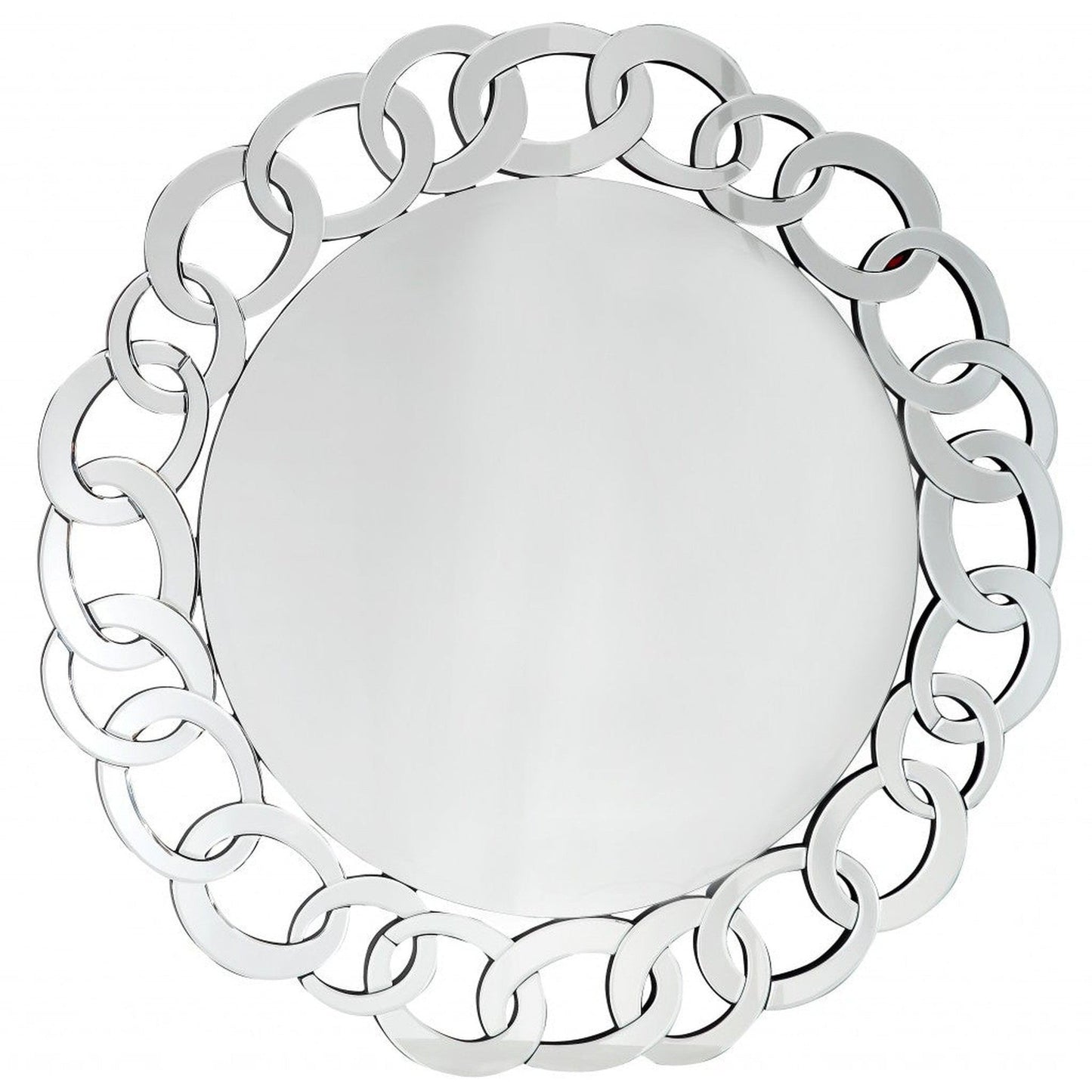 HomeRoots Silver Linked Mirror