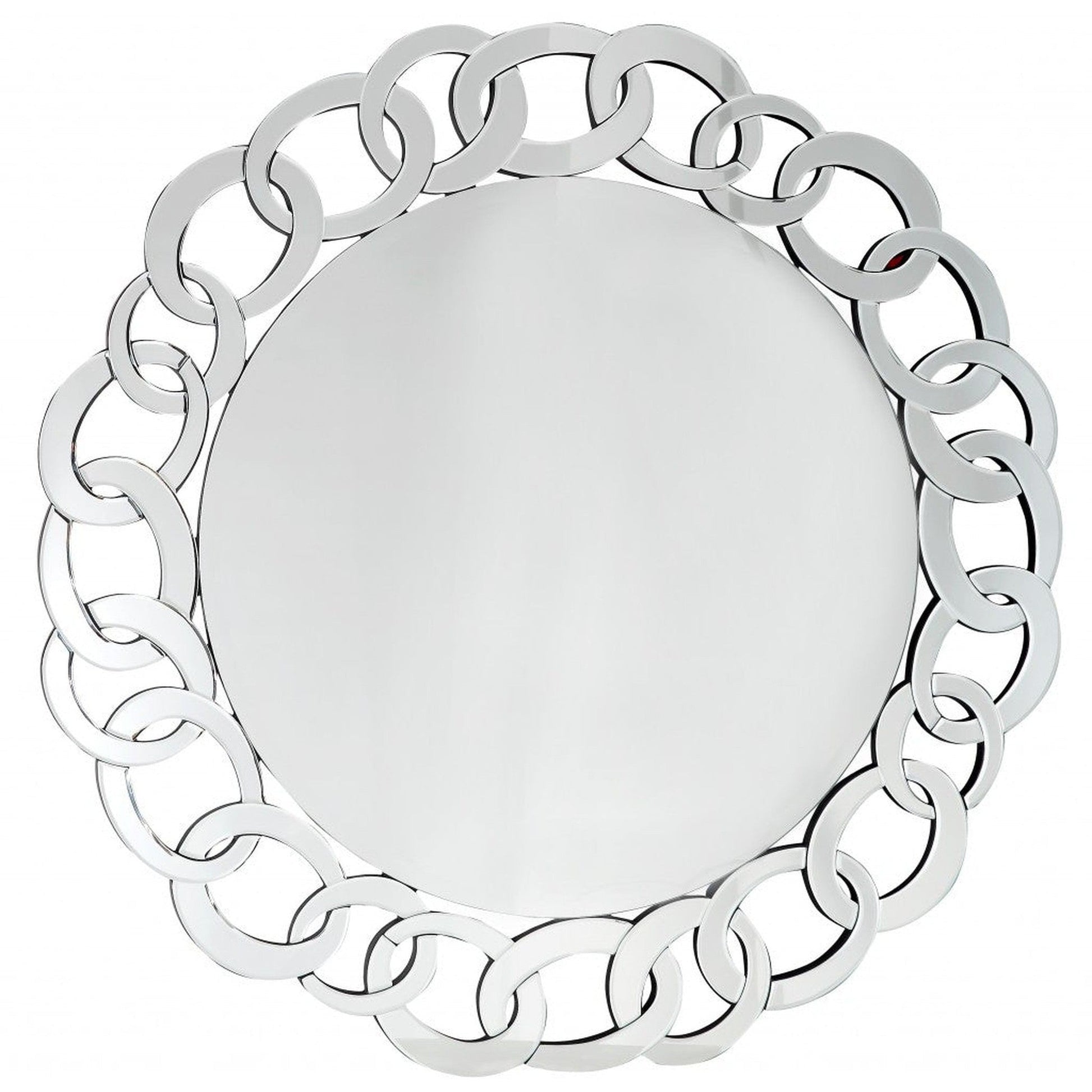 HomeRoots Silver Linked Mirror