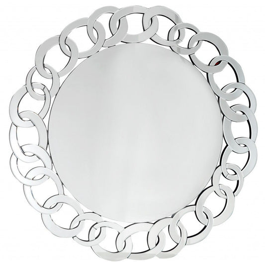 HomeRoots Silver Linked Mirror