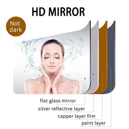 HomeRoots Silver Rectangular Wall Mirror