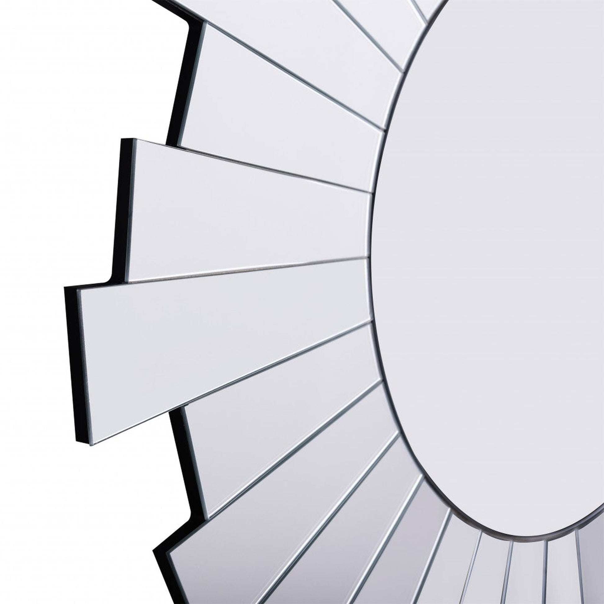 HomeRoots Silver Sunshine Wall Mirror