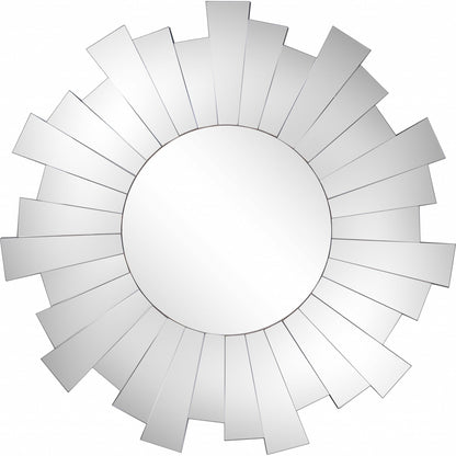 HomeRoots Silver Sunshine Wall Mirror