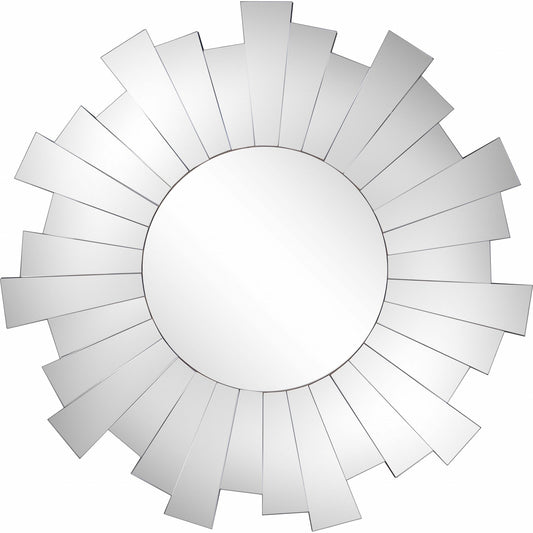 HomeRoots Silver Sunshine Wall Mirror