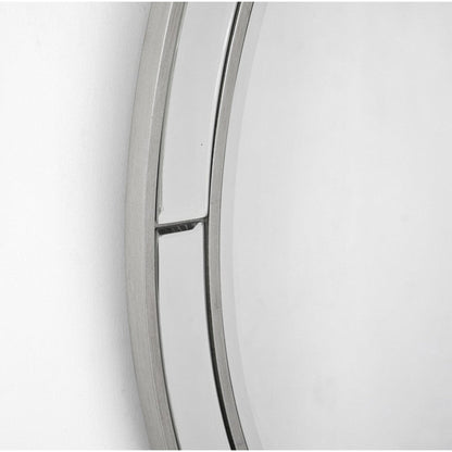 HomeRoots Simply Lined Silver Mirror