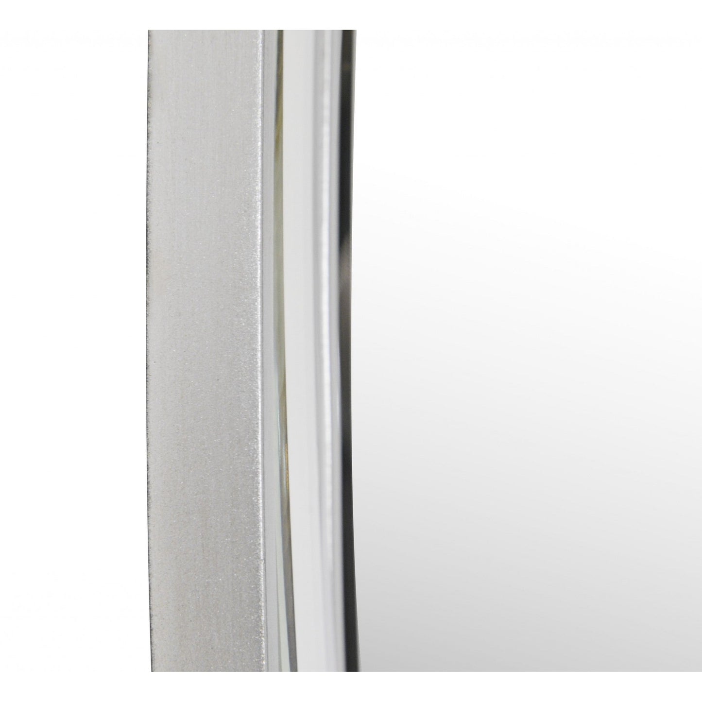 HomeRoots Simply Lined Silver Mirror