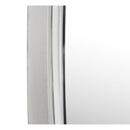 HomeRoots Simply Lined Silver Mirror