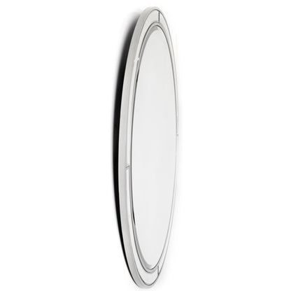 HomeRoots Simply Lined Silver Mirror