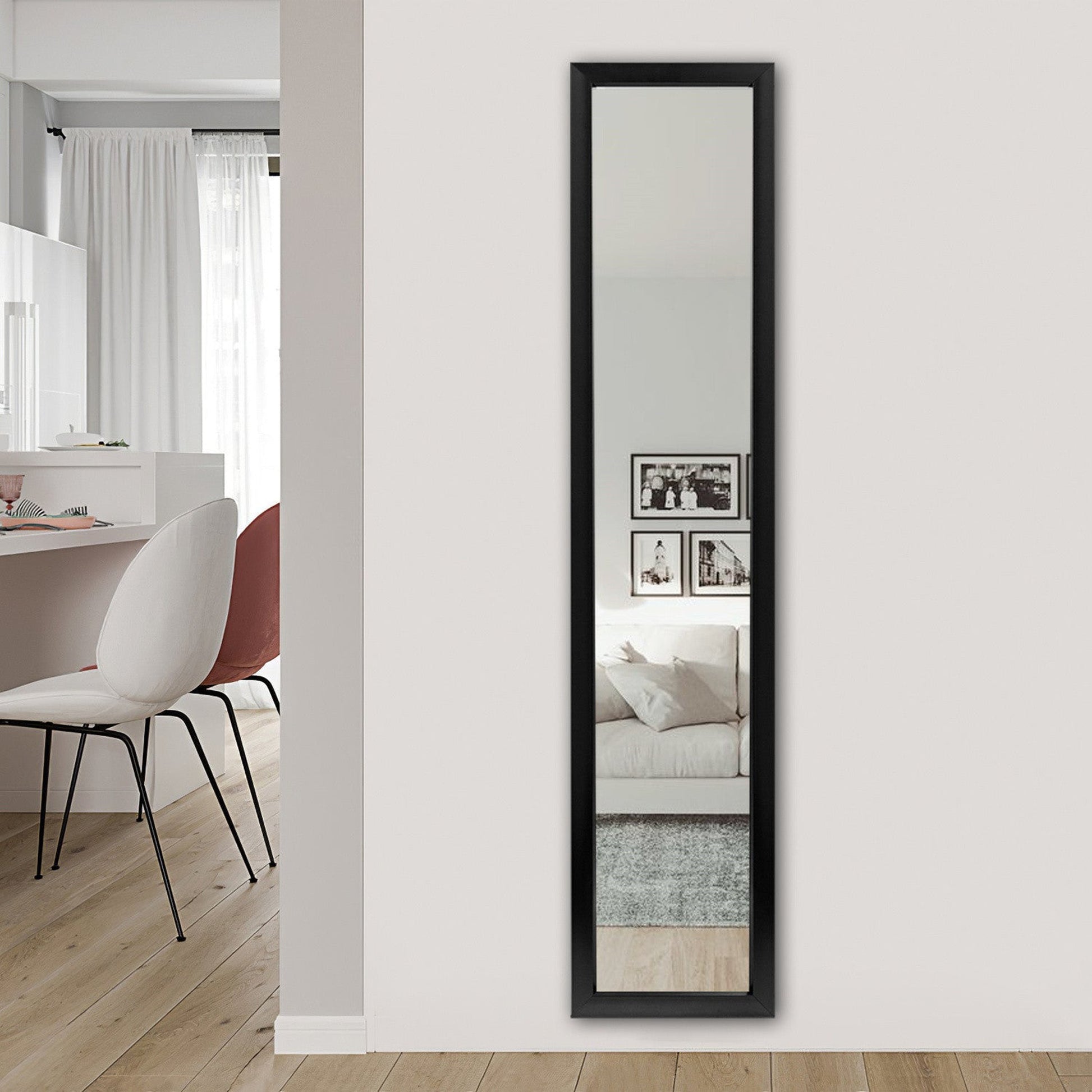 HomeRoots Sleek Black Framed Mirror