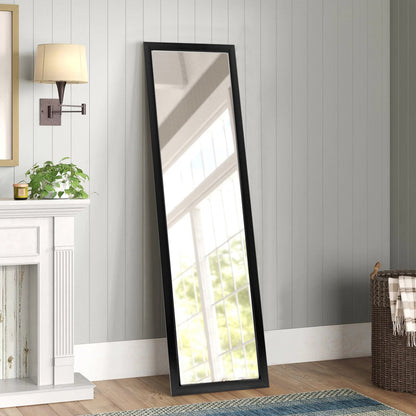 HomeRoots Sleek Black Rectangular Mirror