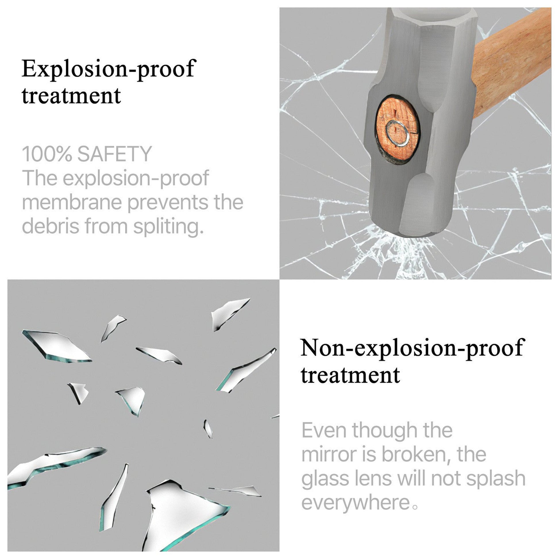 HomeRoots Sleek Black Rectangular Mirror