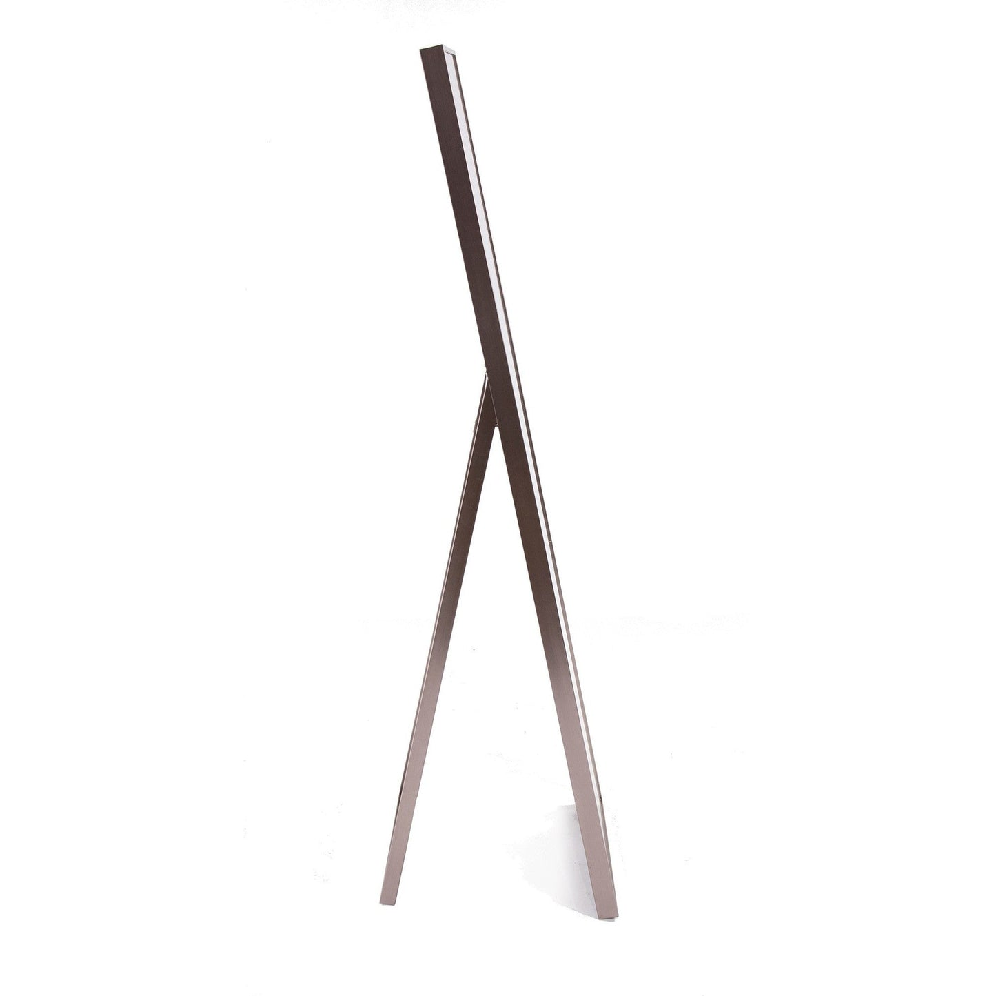 HomeRoots Sleek Brushed Brass Rectangular Full Length Standing Mirror