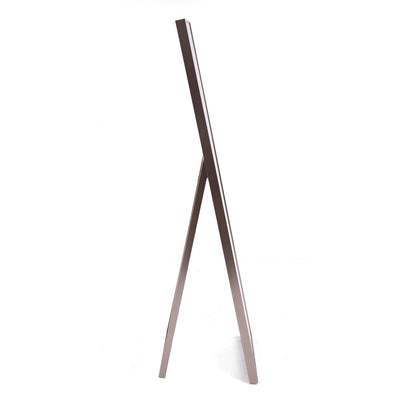 HomeRoots Sleek Brushed Brass Rectangular Full Length Standing Mirror