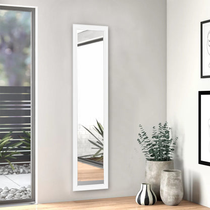 HomeRoots Sleek White Framed Mirror