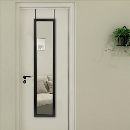 HomeRoots Slim Black Border Door Mount Mirror