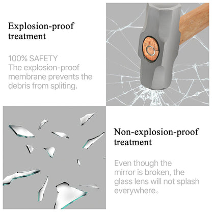 HomeRoots Slim White Border Door Mount Mirror