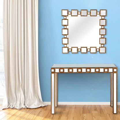 HomeRoots Sqaure Reflective Wall Mirror