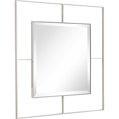 HomeRoots Square in Square Wall Mirror