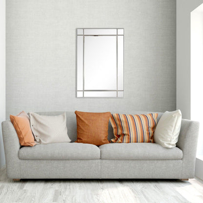 HomeRoots Stainless Steel Wall Mirror