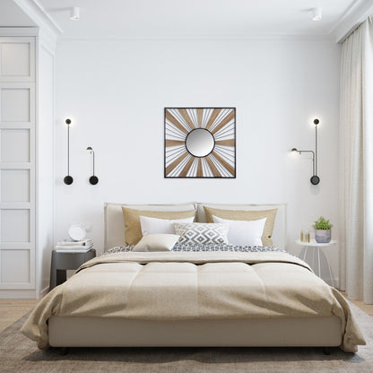 HomeRoots Sunray Themed Wall Mirror