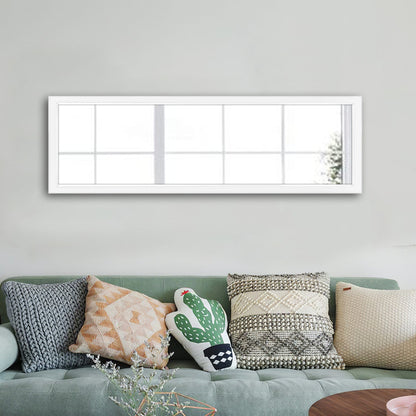 HomeRoots Thick Border White Wall Mirror