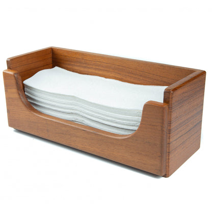 HomeRoots Traditional Solid Teak Guest Paper Towel Holder