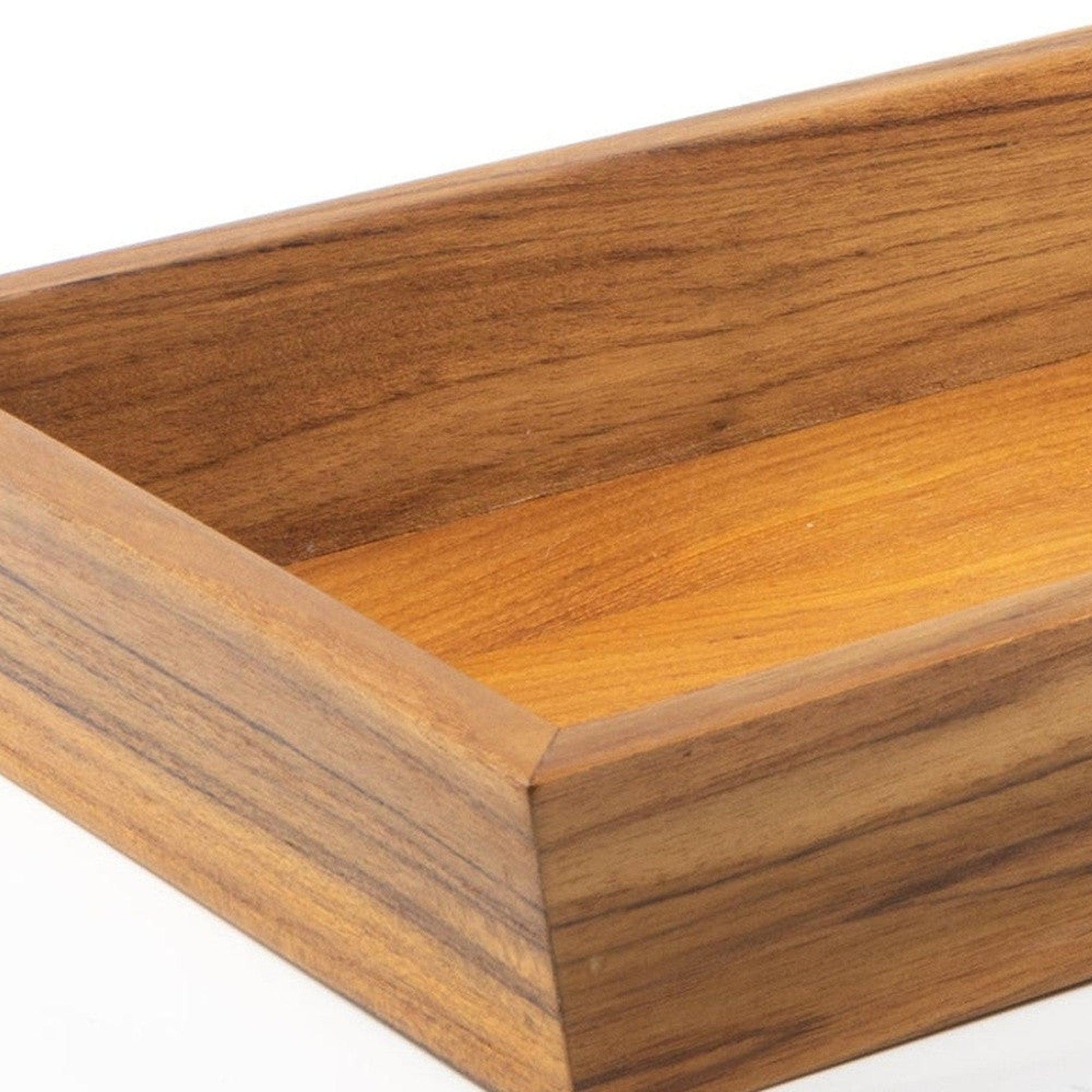 HomeRoots Traditional Solid Teak Vanity Tray