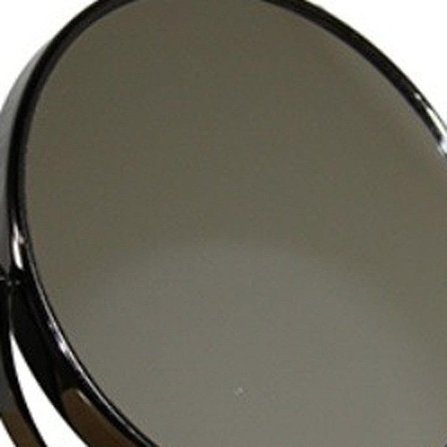 HomeRoots Vintage Pedestal Black 5X Magnification Vanity Mirror