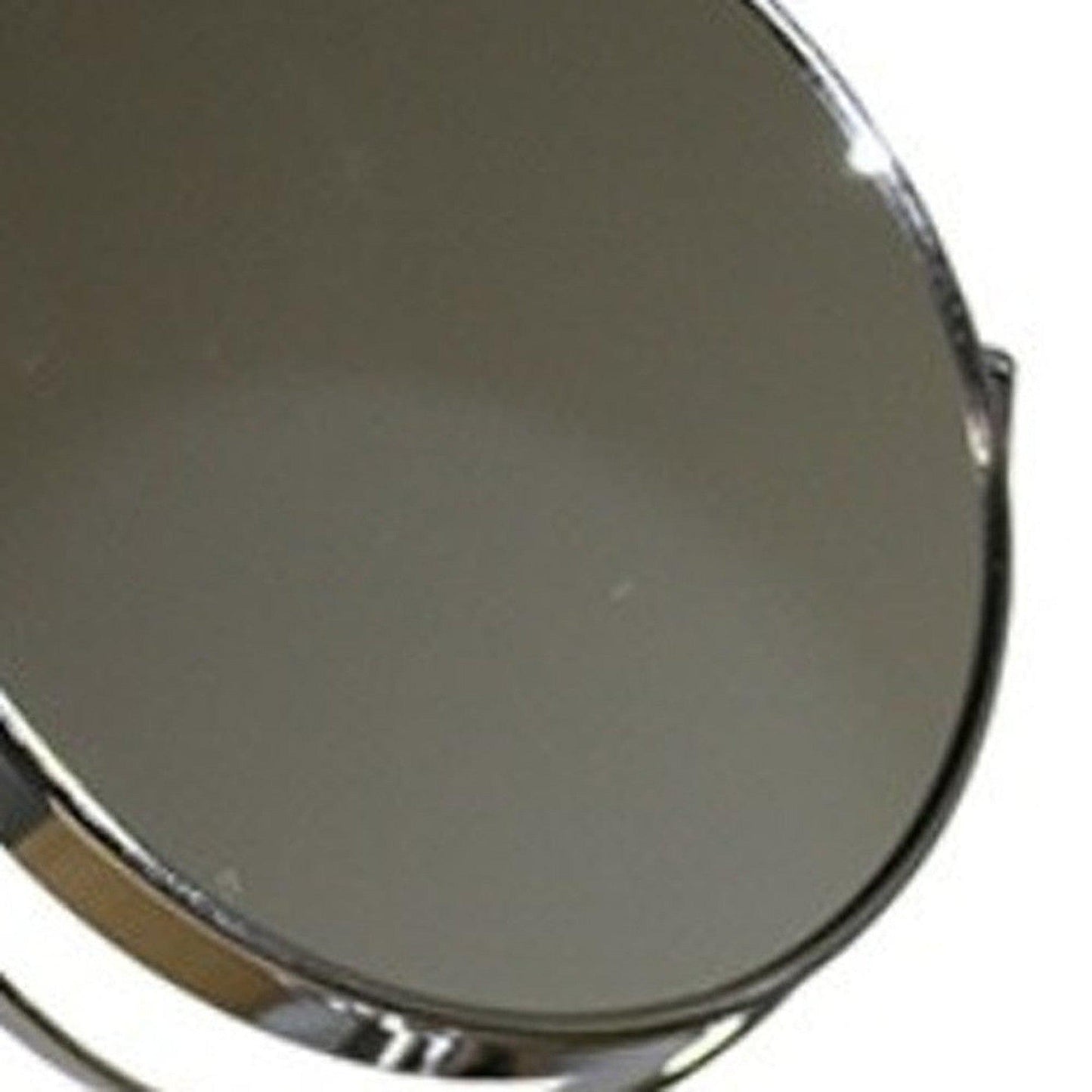 HomeRoots Vintage Pedestal Chrome 7X Magnification Vanity Mirror