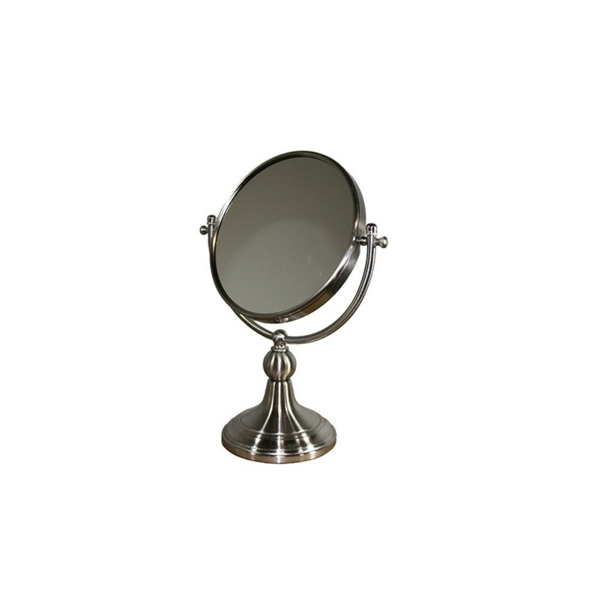 HomeRoots Vintage Rotating Chrome 5X Magnification Vanity Mirror