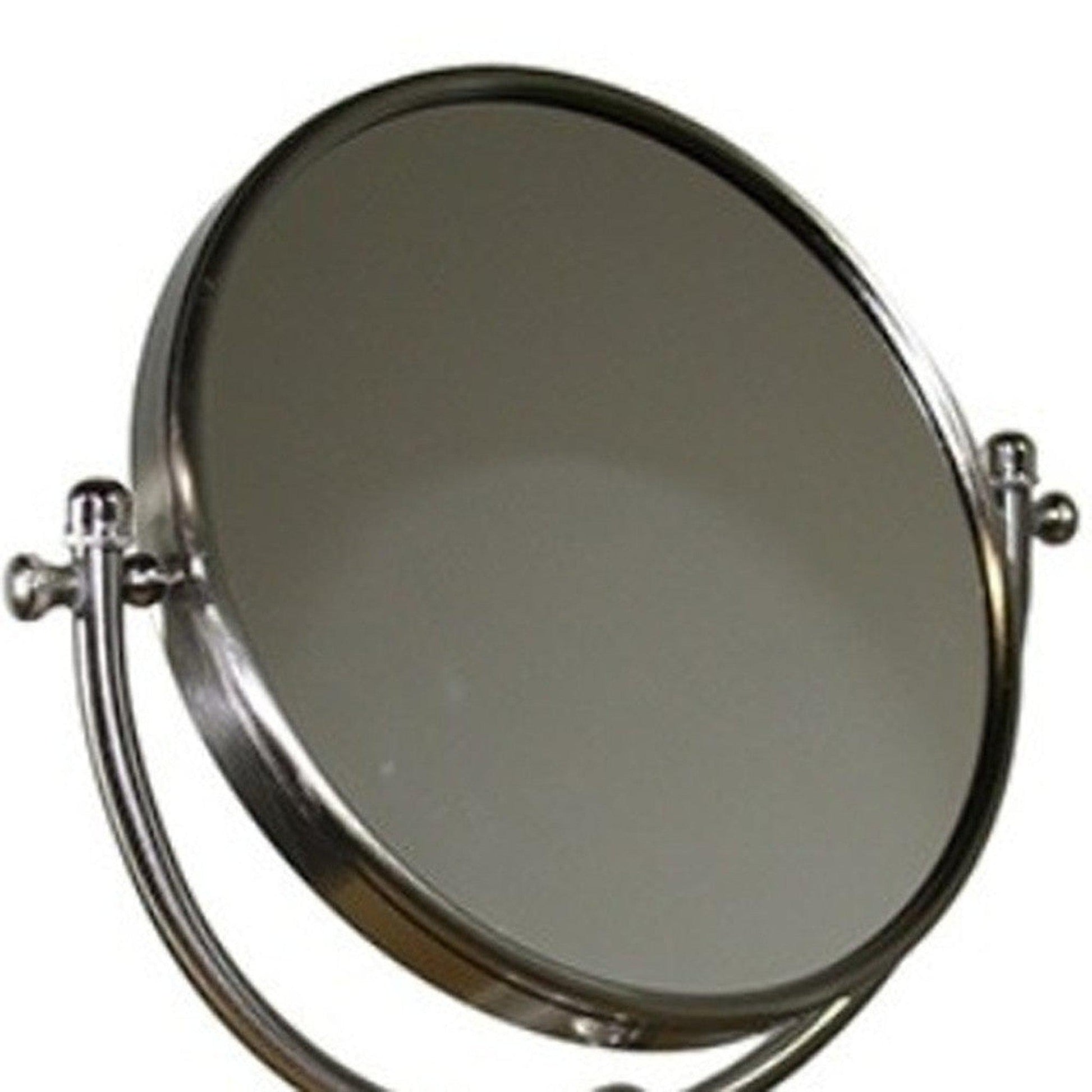 HomeRoots Vintage Rotating Chrome 5X Magnification Vanity Mirror